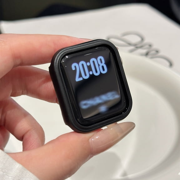 Compatible for iWatch Series 10 46mm Metal Case, Shockproof Ultra-Thin Hard Aluminum Alloy Bumper Case Protective Frame Cover [NO Screen Protector] for iWatch Series 10 46mm, Black