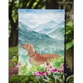 thumbnail image 3 of Carolines Treasures CK1967GF Mountian Fleurs Rouge Teckel Jardin Taille Drapeau, 3 of 3