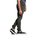 thumbnail image 4 of Victorious Men's Slant-Pocket Skinny Jogger Twill Pants JG876 - Olive - X-Large, 4 of 5