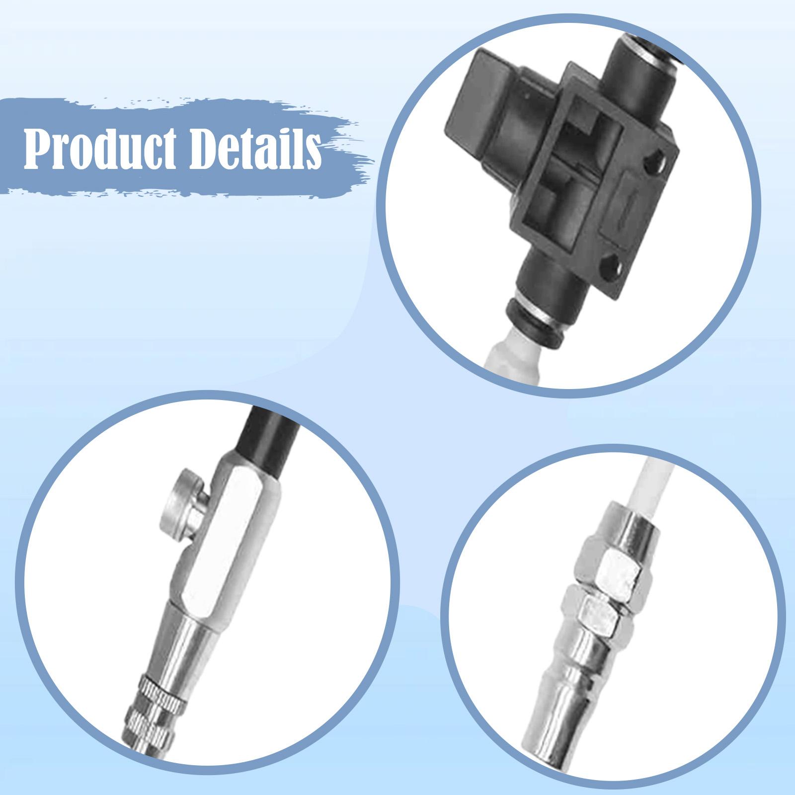 Pneumatic Suction Pen Vacuum Pump Kit Air Powered Metal Build for Laboratory Industrial Use