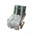 thumbnail image 4 of Log Cabin Soft Flannel Fleece Throw Blanket, Greeting Card Sketch with Small Wooden Lodge in Winter Theme, Cozy Plush for Indoor and Outdoor Use, 60" x 80", Pale Seafoam Multicolor, by Ambesonne, 4 of 6