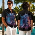 thumbnail image 4 of Psesaysky Mens Lion Shirts Womens Novelty Sundress 3D Graphic Matching Outfits for Couples Summer Sleeveless Flared Dress with Pockets or Mens Short Sleeveless Aloha Shirts, 4 of 7