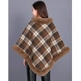 thumbnail image 3 of ZhangBaoLin Women Shawl Wrap Cardigan Poncho Cape Thick Sweater Coat Winter Wool Shawl, 3 of 6