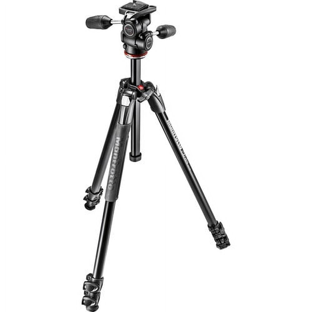 Manfrotto MK290XTA3-3WUS 290 Xtra 3-Way Head Kit (Black)