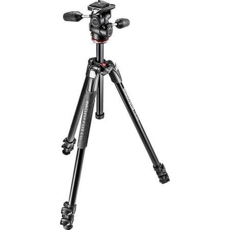 Manfrotto MK290XTA3-3WUS 290 Xtra 3-Way Head Kit (Black)