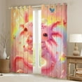 thumbnail image 2 of Castle Fairy Axolotl Blackout Curtains Set of 2 (52x84 Each),Salamander Window Curtains, 2 of 6