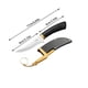 thumbnail image 3 of Cuchillo portátil de acero inoxidable para fruta - Cuchillo multiusos para acampar al aire libre con funda, diseño compacto para barbacoa, corte de carne y preparación de alimentos - Hoja de 2 mm,, 3 of 7