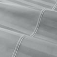thumbnail image 3 of Wamsutta 1846 650 Thread Count Gray Flannel Stripe Egyptian Giza Cotton Sateen Pillow Cases, Queen (2 Count), 3 of 6
