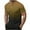 Gold, variant on Tungbrin Short Sleeve Shirt for Men Big and Talls Button up Crewneck Tees 2025 Summer Fashion Gradient Color Tops