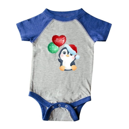 

Inktastic Merry Christmas Penguin Gift Baby Boy or Baby Girl Bodysuit