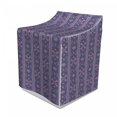 thumbnail image 1 of Oriental Washer Cover, Traditional Eastern Inspired Shapes, Suitable for Dryer and Washing Machine, 29" x 28" x 40", Dark Indigo Mauve, by Ambesonne, 1 of 3