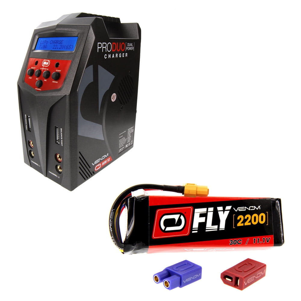 Venom Fly 30C 3S 2200mAh 11.1V LiPo Battery with UNI 2.0 Plug and Venom