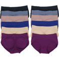 thumbnail image 5 of ToBeInStyle Women's Pack of 6 Enhancing Butt Boosting Padded Panty Briefs - Wild Berry, 5 of 7
