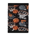 thumbnail image 3 of Chririnla Polyester Fabric Children's Wallet with Zipper Closure Lightweight Kids Trifold Wallet for School, Basketball Space Children Wallets, 3 of 7