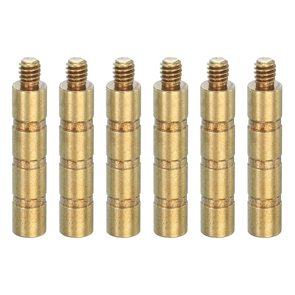 Uxcell 6 Set 100 Grain Archery Arrow Insert 0.244 Inch Brass Arrow Weight