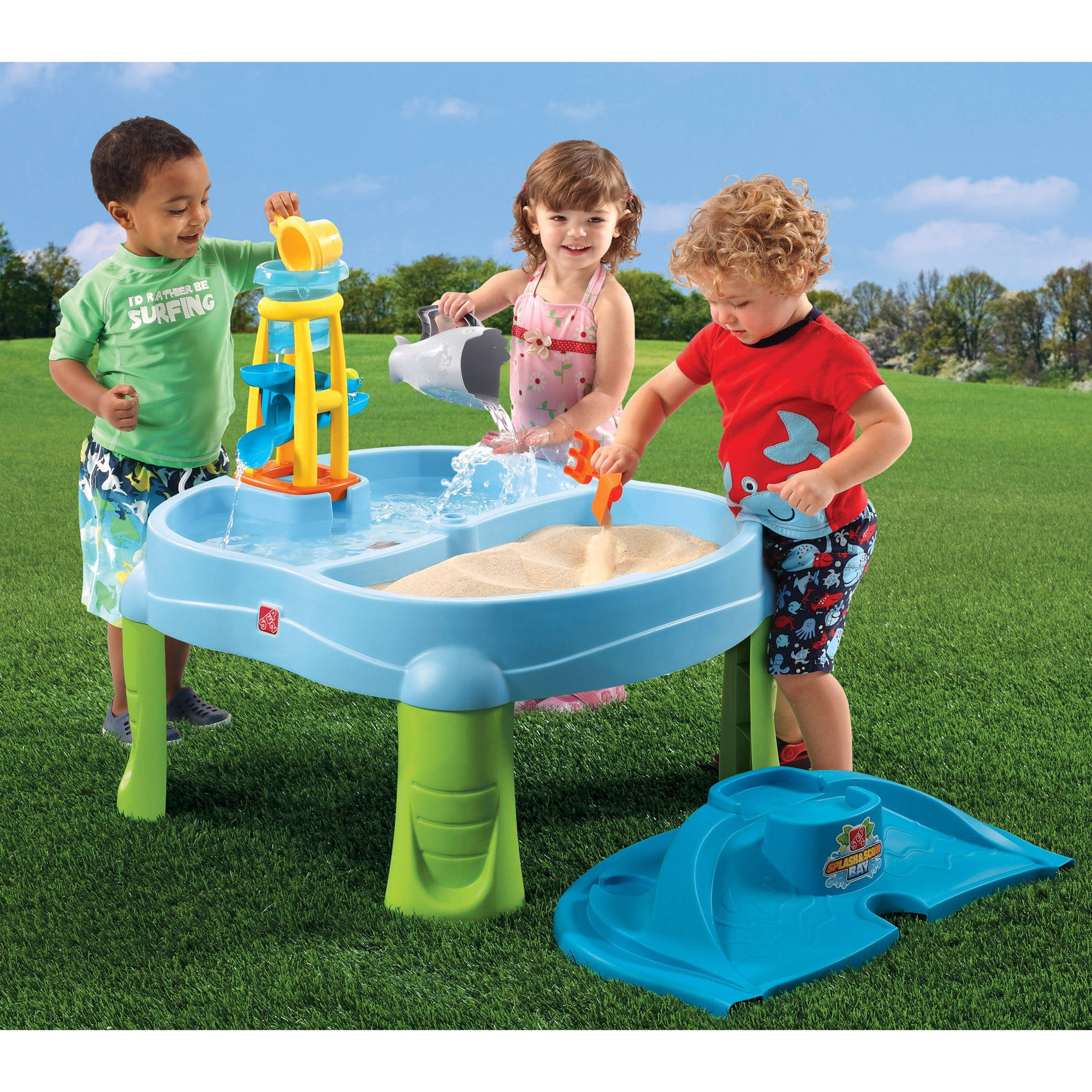 toddler sand and water play table