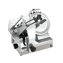 KWS Premium 450w Electric Meat Slicer 12" Stainless Steel Blade With Commercial Grade Carriage, Frozen Meat/ Cheese/ Food Slicer Low Noises