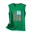 thumbnail image 4 of EINCcm Women American Flag Print Tank Tops USA Stars Stripes Patriotic T Shirt Summer Loose Vest Tees, 4 of 4
