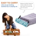 thumbnail image 4 of Balery Winter Warmth Blue Knitted Print Towels - Luxurious Jumbo Bath Sheet - Highly Absorbent and Quick Dry Extra Large Bath Towel - Super Soft Hotel Quality Towel-, 4 of 8