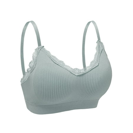 

1 Piece V Neck Padded Sprot Bra For Womens Cami Bando Bra Sleeping Bra With Elastic Straps Lace Padded Bralettes For Women Girls Pack of Tube Tops