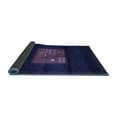 thumbnail image 2 of Ahgly Company Indoor Rectangle Abstract Blue Contemporary Area Rugs, 4' x 6', 2 of 4