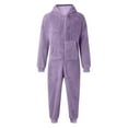 thumbnail image 6 of LIJCC Boys Girls Long Sleeve Zip-Front Jumpsuits Fuzzy Fleece Hooded Rompers Kids Zip up Onesie Sleepwear Cute Playsuit Warm Plush Winter Clothes, 6 of 6