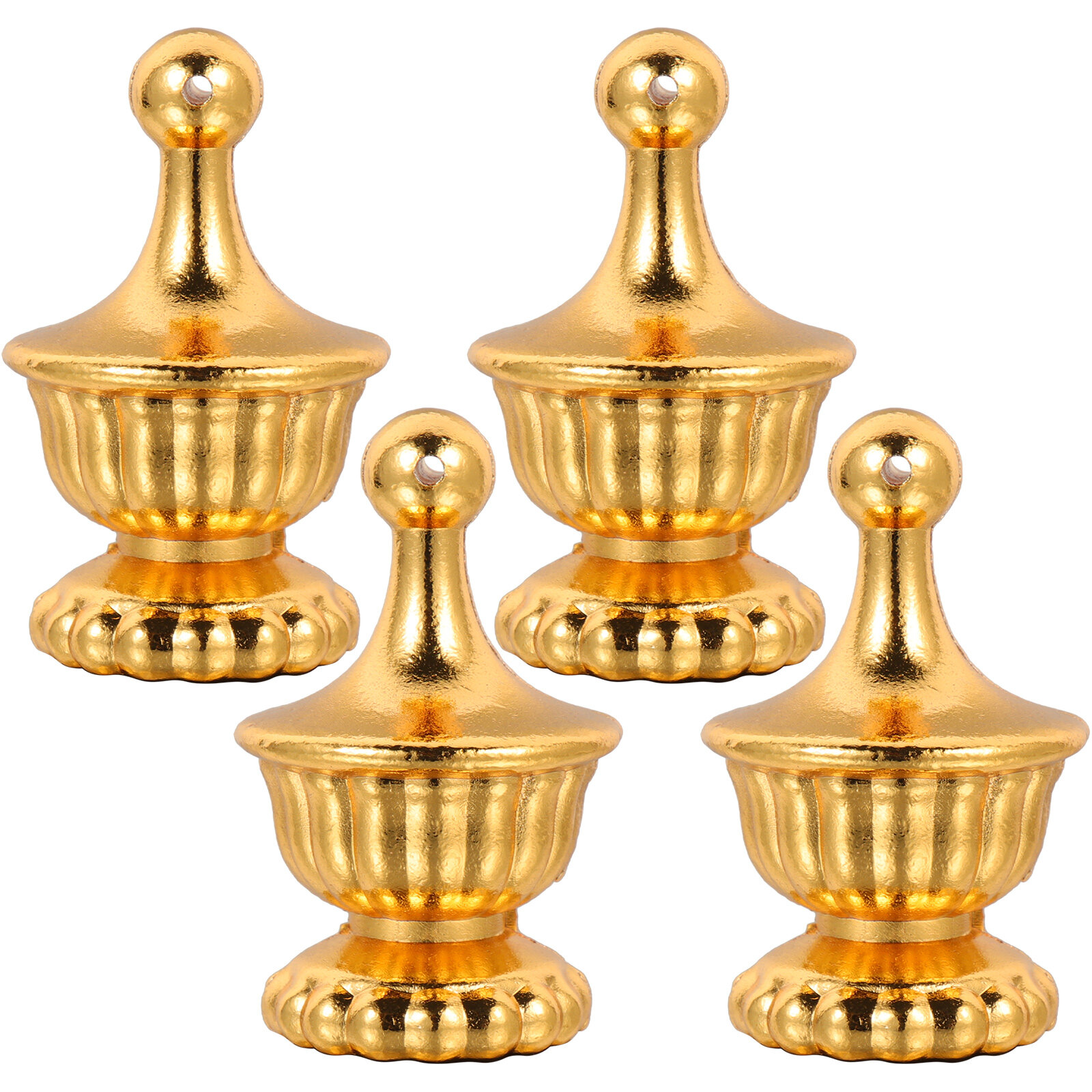 4pcs Lamp Shade Finials Topper Toppers Desk Lamp Finials Lamp