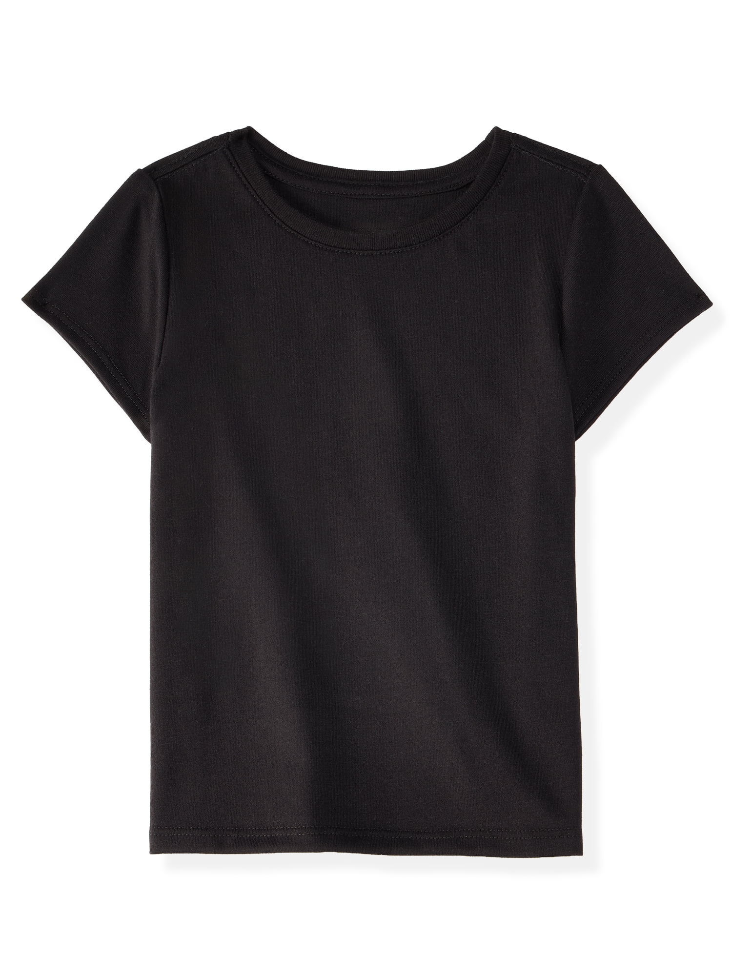 Garanimals Newborn, Baby & Toddler Girl Cotton Short-Sleeve Solid T-Shirts, 3-Pack, Sizes 0-6T