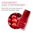 thumbnail image 4 of 100% PURE Lip & Cheek Tint (Fruit Pigmented), Cranberry Glow, Long Lasting Lip and Blush Stick, Natural Makeup, Lip Tint, Cream Blush (True Cranberry Red Color) - 0.26 Oz, 4 of 8
