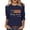T Shirts for Women Clearance under $5 Navy, variant on VOUZZA Womens 3/4 Sleeve 4th of July Shirts USA Flag Crewneck 250 Years Anniversary Blouse Casual Stylish Clothing