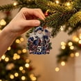 thumbnail image 4 of Patriotic 250th Anniversary Christmas Ornaments,250 Anniversary USA Merchandise,Metal Hanging Christmas Decorations,Stocking Stuffers,Commemorative Gifts for Mom Dad Friends Coworker(A), 4 of 6