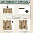 thumbnail image 4 of Park Designs Black Bear Embroidered Lined Valance 14"L, 4 of 5