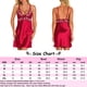 thumbnail image 2 of Conjunto de lencería Lady Clothing Deep V camisón ropa de dormir disfraces Tmvgtek para mujer Vino rojo T L, 2 of 4