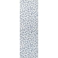 thumbnail image 2 of nuLOOM Mason Machine Washable Contemporary Leopard Print Runner Rug, 2' 6" x 12', Blue, 2 of 2