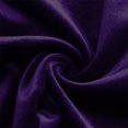 thumbnail image 6 of Women's 3/4 Sleeve Velvet Shirt - Round Neck Elegant Holiday Blouse, 6 of 8