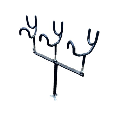 3 Fishing Rod Holder Spider Rig Trolling Drifting T-bar.