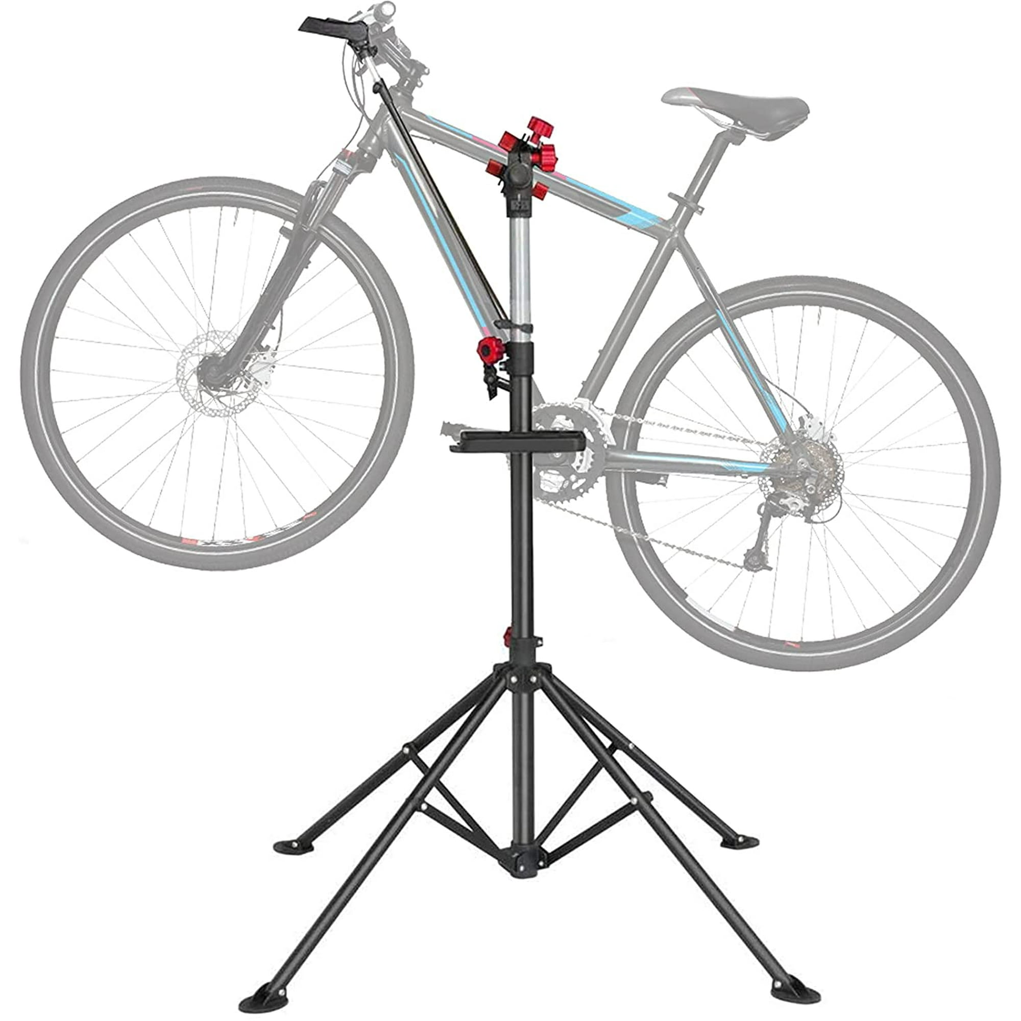 Bike Repair Stand Home Portable Bicycle Mechanics Workstand Height Adjustable Aluminum Alloy Foldable Bicycle Repair Stand Floor for Mountain Bikes and Road Bikes Maintenance Walmart