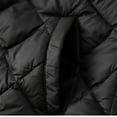 thumbnail image 5 of HTNBO Women's Lightweight Quilted Puffer Jackets Button Down Collarless Casual Solid Winter Puffy Coat with Pockets, 5 of 8