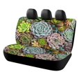 thumbnail image 1 of Plantas Suculentas-theme Car Rear Seat Covers Back Elastic Flexible Car Seat Covers Decorative Fits Most Cars 120x59x76cm, 1 of 6