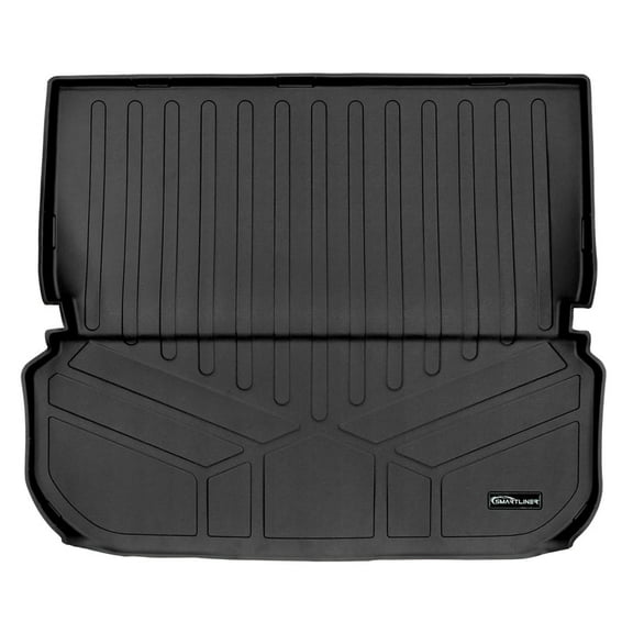 SMARTLINER All Weather Custom Fit Cargo Liner Mat Behind 2nd Row Black Compatible With 2022-2023 Infiniti QX60