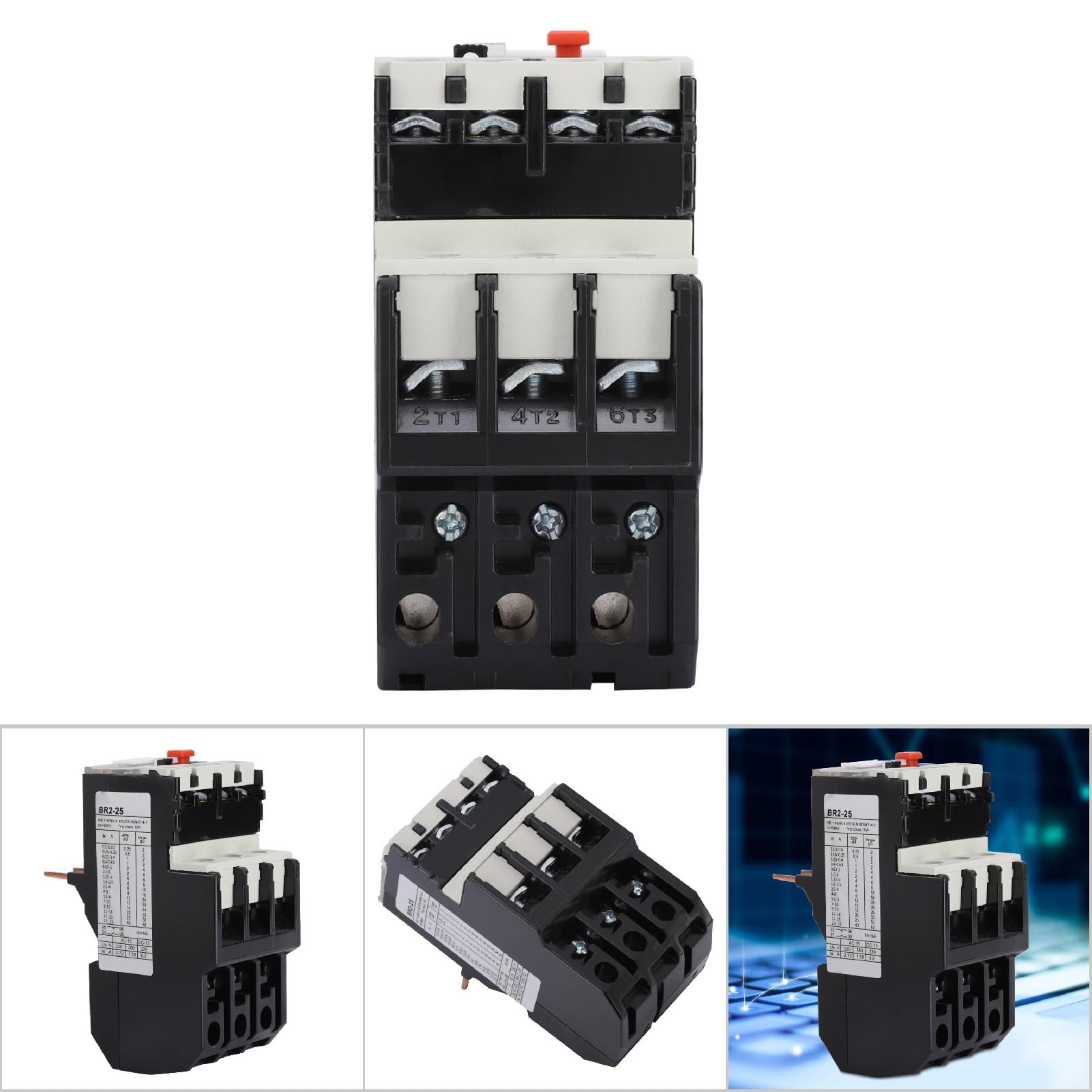 Chint NR2-25 8A Thermal Overload Relay - 5.5A to 8A Overload Range | UK