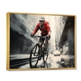 thumbnail image 2 of Designart "The Power of Pedals II" Transportation Floater Framed Wall Art Print, 2 of 7