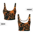thumbnail image 6 of Uemuo Daisies Pattern Women's Sports Bra - High Impact Support, Breathable, and Comfortable Athletic Bra for Running, Yoga, and Workouts, 6 of 9