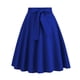 thumbnail image 2 of Karight Womens Midi Skirt Swing A-line Vintage Casual Elastic Wide Waist Flared Skirt with Belt, 2 of 5