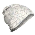 thumbnail image 1 of Flowers Insects Unisex Beanie, Pastel Butterflies, Hiking Outdoors, Champagne and Multicolor, by Ambesonne, 1 of 1