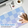 thumbnail image 4 of Redefine Your Office Style with Our Pastel Checkered Desk Mat - Aesthetic Pattern, Extra Large Mouse Pad, Laptop Pad, Game Mat, 31.5x11.8in., 4 of 7