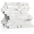 thumbnail image 1 of MOFIT Pegatina De Pared 3d Azulejos Adhesivos Cocina Baño Mosaico Marmól,Pvc Decorativo Textura Pared De Piedra Paneles De Pared, 1 of 4