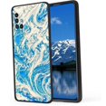 thumbnail image 1 of Compatible with Samsung Galaxy A51 4G Phone Case, Blue-Marble999-87 Case Silicone Protective for Teen Girl Boy Case for Samsung Galaxy A51 4G, 1 of 1
