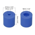 thumbnail image 2 of Silicone Leveling Column Silicone Buffer 16mm Blue Heat-Resistant for 3D Printer Hot Bed 8pcs, 2 of 4