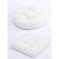 thumbnail image 4 of Nvzi Cushion Garden Terrace Home Kitchen Office Thick Comfortable Cushion, White, 16 * 16 inches, 4 of 4